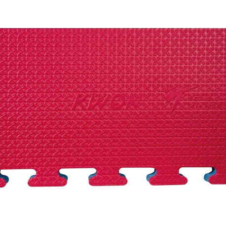 Tatami KWON Clubline WT červená / modrá 2,4 cm