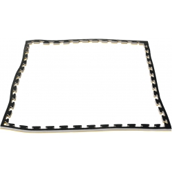 Hrany pro tatami KWON Clubline černá / žlutá 2 cm