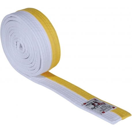 Pásek ke kimonu DANRHO bílo-žlutý