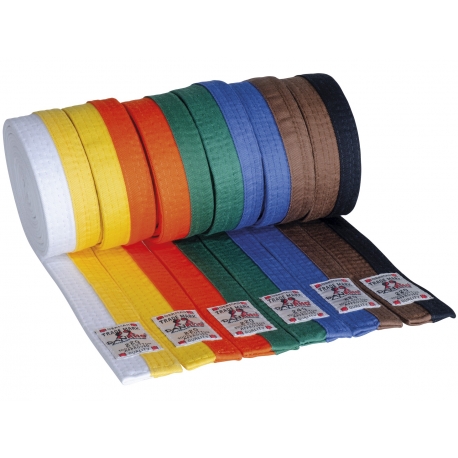 Pásek ke kimonu DANRHO bílo-žlutý